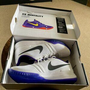 Nike KB Mentality 'White Court Purple' - Size 11.5